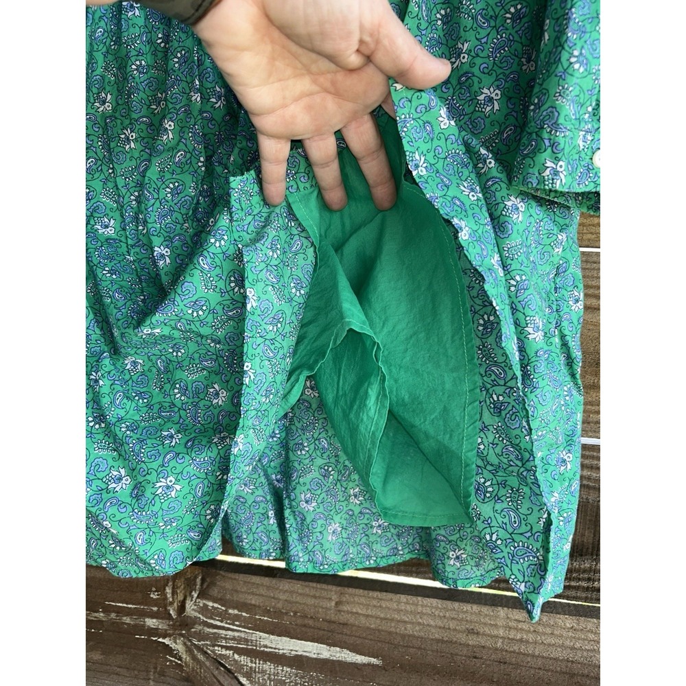 J. Crew Teal Floral Mini Dress - Picture 5 of 9